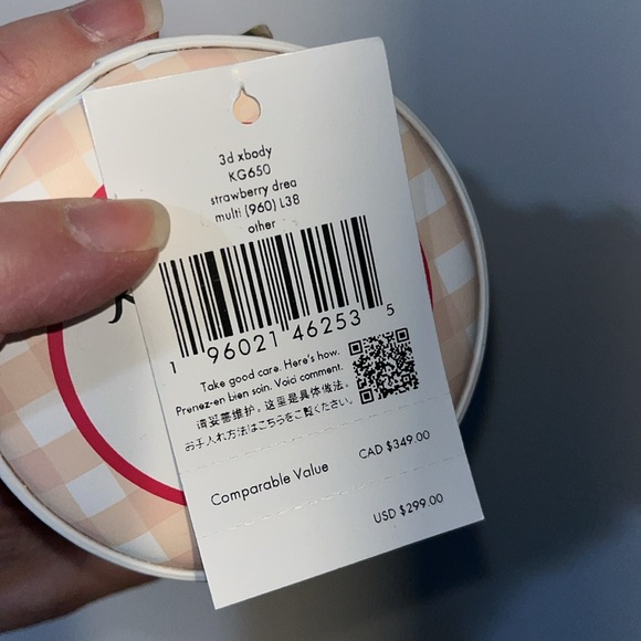 kate spade NWT! Strawberry Dreams 3D Jam Crossbody - Picture 7 of 10